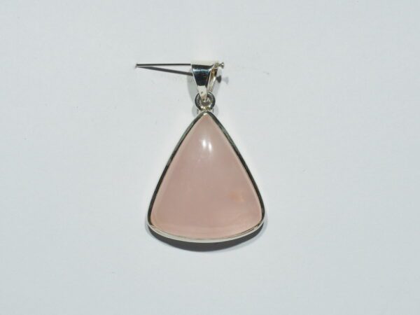 Pendentif n°4 Quartz rose & Argent 925
