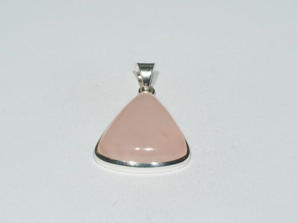 Pendentif n°4 Quartz rose & Argent 925 – Image 3