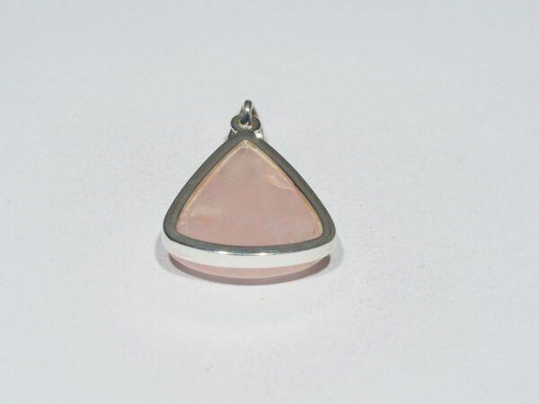 Pendentif n°4 Quartz rose & Argent 925 – Image 4