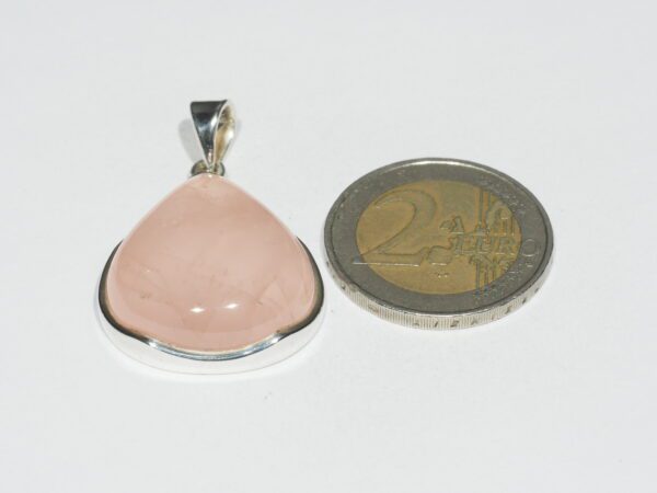 Pendentif n°5 Quartz rose & Argent 925 – Image 9