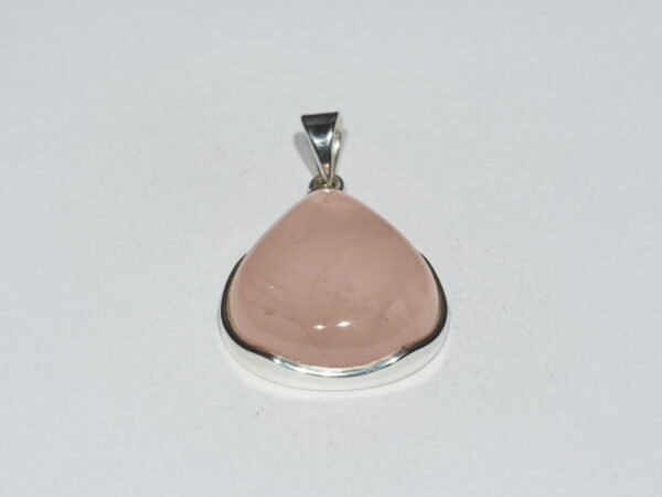 Pendentif n°5 Quartz rose & Argent 925 – Image 3