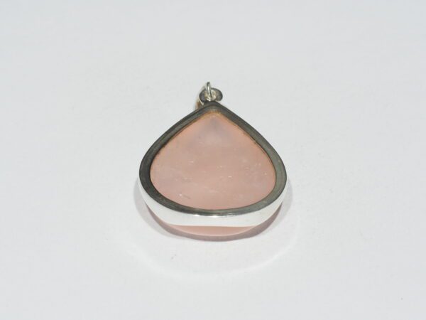 Pendentif n°5 Quartz rose & Argent 925 – Image 4