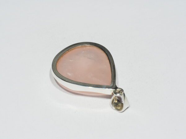 Pendentif n°5 Quartz rose & Argent 925 – Image 8