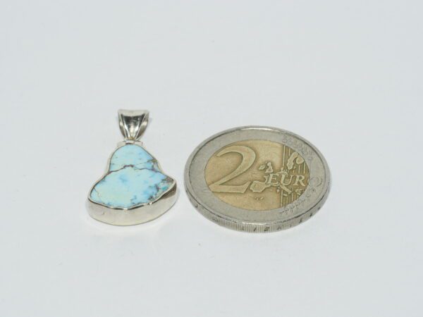 Pendentif n°20 Turquoise Kazakhstan & Argent 925 – Image 11