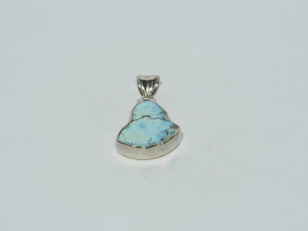 Pendentif n°20 Turquoise Kazakhstan & Argent 925 – Image 3