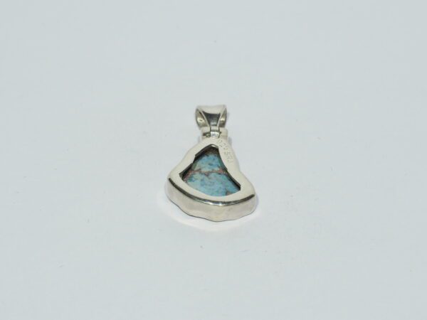 Pendentif n°20 Turquoise Kazakhstan & Argent 925 – Image 4