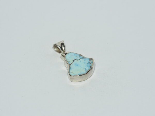 Pendentif n°20 Turquoise Kazakhstan & Argent 925 – Image 5