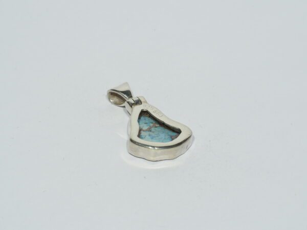 Pendentif n°20 Turquoise Kazakhstan & Argent 925 – Image 6