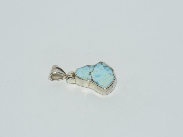 Pendentif n°20 Turquoise Kazakhstan & Argent 925 – Image 7