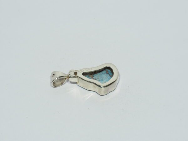 Pendentif n°20 Turquoise Kazakhstan & Argent 925 – Image 8