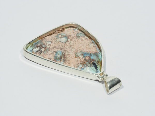 Pendentif n°22 Turquoise du Kazakhstan  & Argent 925 – Image 10