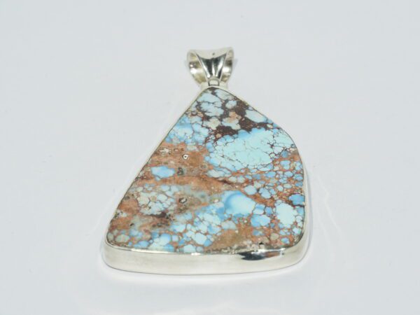 Pendentif n°22 Turquoise du Kazakhstan  & Argent 925 – Image 3