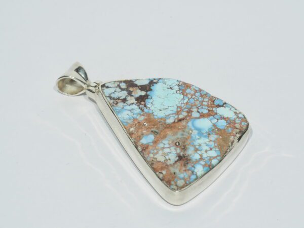Pendentif n°22 Turquoise du Kazakhstan  & Argent 925 – Image 5