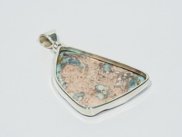 Pendentif n°22 Turquoise du Kazakhstan  & Argent 925 – Image 6