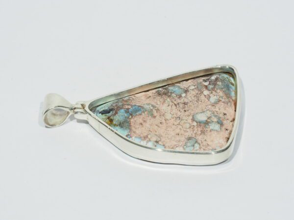 Pendentif n°22 Turquoise du Kazakhstan  & Argent 925 – Image 8
