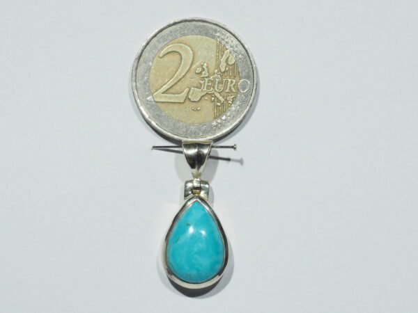 Pendentif n°23 Turquoise & Argent 925 – Image 12