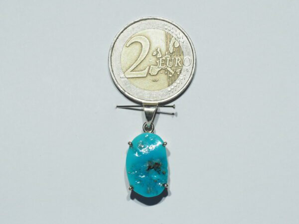 Pendentif n°24 Turquoise & Argent 925 – Image 12
