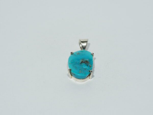 Pendentif n°24 Turquoise & Argent 925 – Image 3