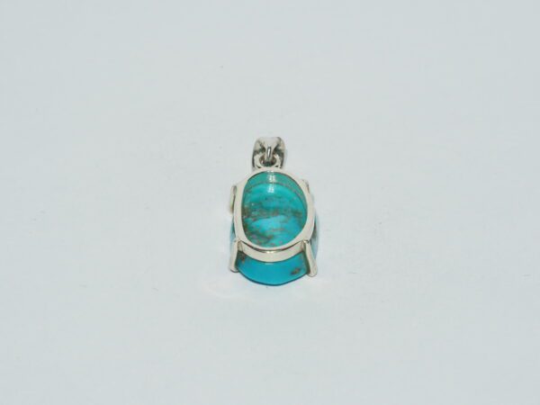 Pendentif n°24 Turquoise & Argent 925 – Image 4