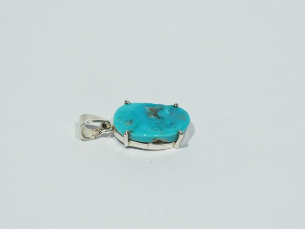 Pendentif n°24 Turquoise & Argent 925 – Image 7