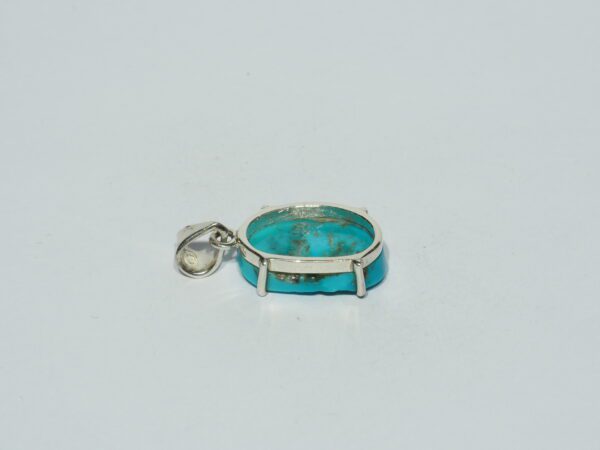 Pendentif n°24 Turquoise & Argent 925 – Image 8