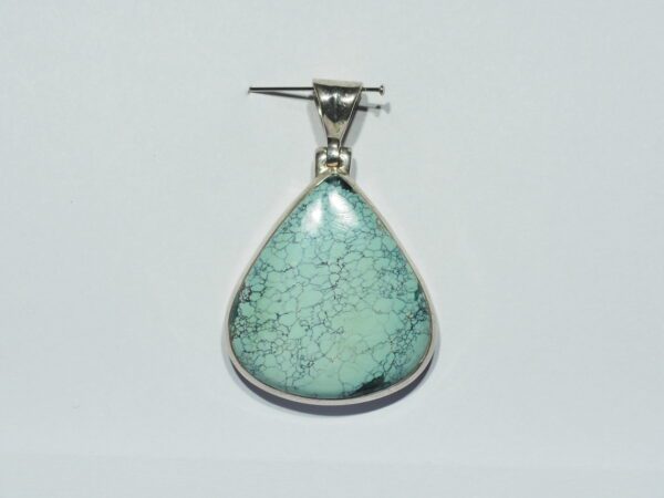 Pendentif n°12 Turquoise du Tibet & Argent 925