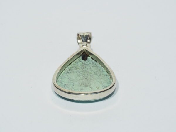 Pendentif n°12 Turquoise du Tibet & Argent 925 – Image 4