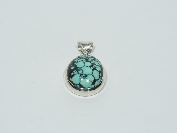Pendentif n°13 Turquoise du Tibet & Argent 925 – Image 3