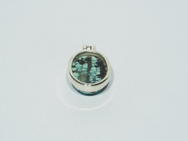 Pendentif n°13 Turquoise du Tibet & Argent 925 – Image 4