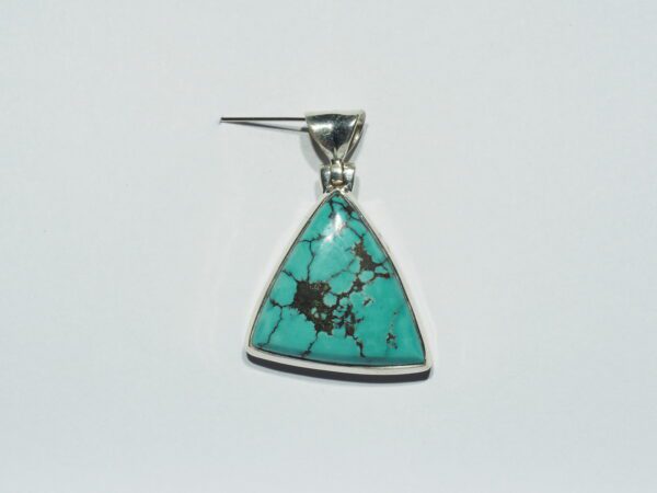 Pendentif n°15 Turquoise du Tibet & Argent 925