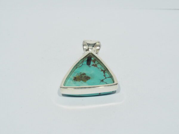 Pendentif n°15 Turquoise du Tibet & Argent 925 – Image 4