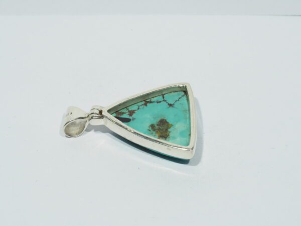 Pendentif n°15 Turquoise du Tibet & Argent 925 – Image 8