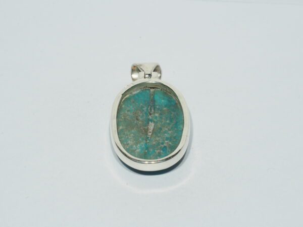 Pendentif n°17 Turquoise du Tibet & Argent 925 – Image 4