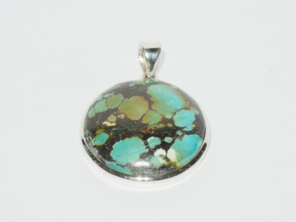 Pendentif n°18 Turquoise du Tibet & Argent 925 – Image 3