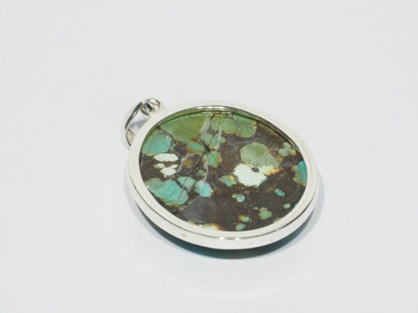 Pendentif n°18 Turquoise du Tibet & Argent 925 – Image 6