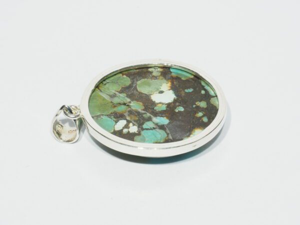 Pendentif n°18 Turquoise du Tibet & Argent 925 – Image 8