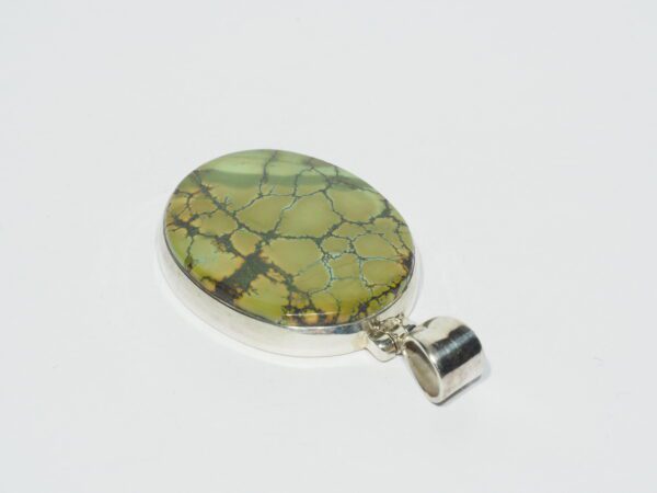 Pendentif n°19 Turquoise du Tibet & Argent 925 – Image 9