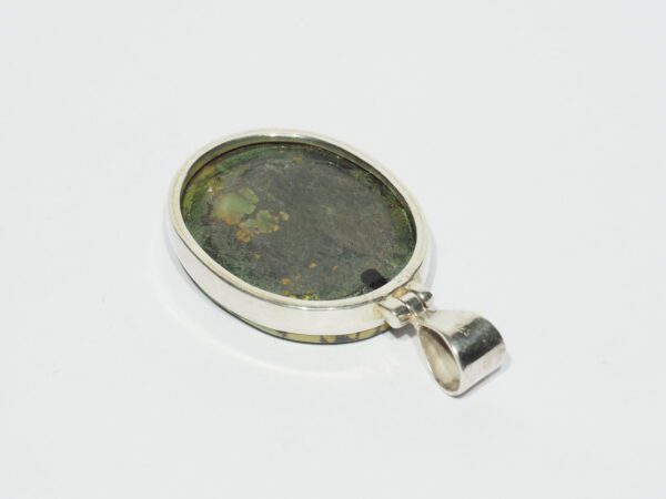 Pendentif n°19 Turquoise du Tibet & Argent 925 – Image 10