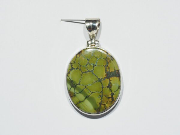 Pendentif n°19 Turquoise du Tibet & Argent 925