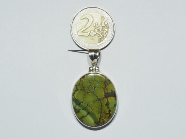 Pendentif n°19 Turquoise du Tibet & Argent 925 – Image 12