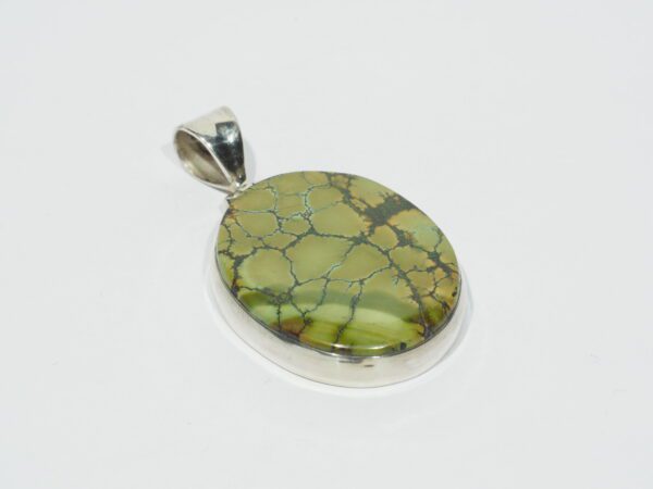 Pendentif n°19 Turquoise du Tibet & Argent 925 – Image 5