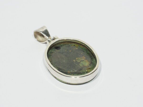 Pendentif n°19 Turquoise du Tibet & Argent 925 – Image 6