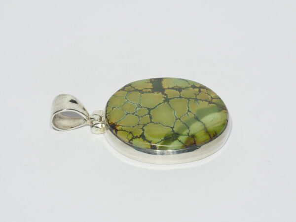 Pendentif n°19 Turquoise du Tibet & Argent 925 – Image 7