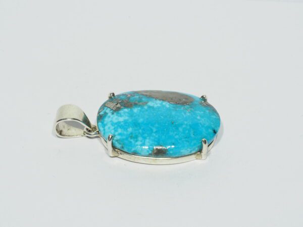 Pendentif n°10 Turquoise Pyrite & Argent 925 – Image 7