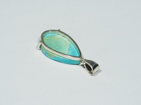 Pendentif n°2 Turquoise Pyrite & Argent 925 – Image 10
