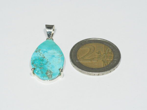 Pendentif n°2 Turquoise Pyrite & Argent 925 – Image 11