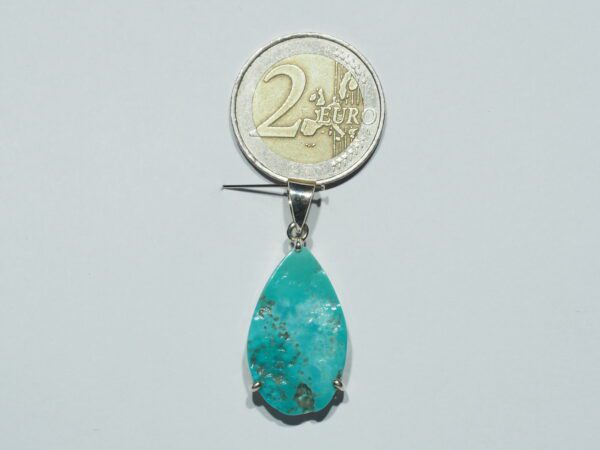 Pendentif n°2 Turquoise Pyrite & Argent 925 – Image 12