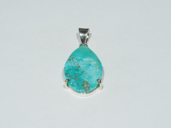 Pendentif n°2 Turquoise Pyrite & Argent 925 – Image 3