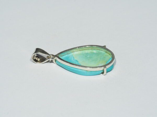 Pendentif n°2 Turquoise Pyrite & Argent 925 – Image 8
