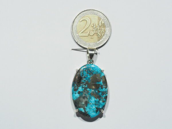 Pendentif n°4 Turquoise Pyrite & Argent 925 – Image 12